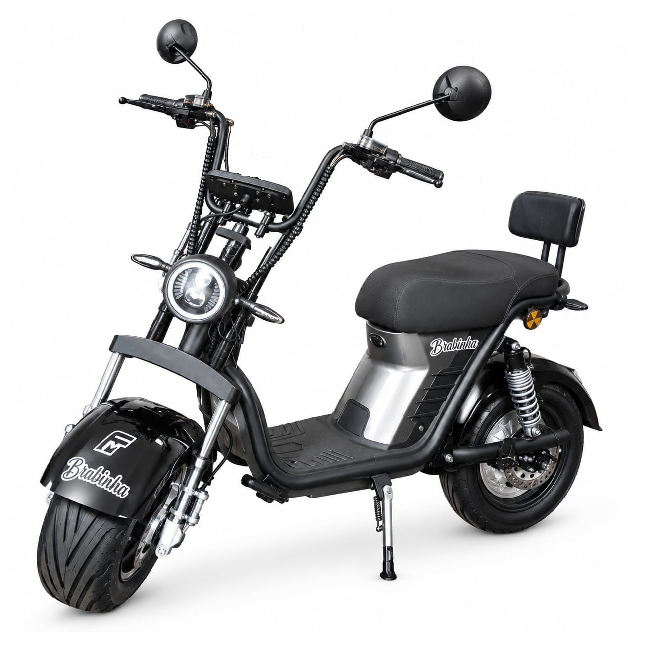Moto Elétrica M11 Brabinha 1000W  Autonomia 40 km, Estrutura Reforçada, Confortável e Sem CNH