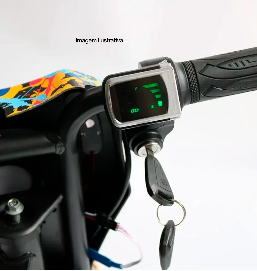 Triciclo Elétrico Drift 350w Bluetooth 3 Velocidades Único com Amortecedor