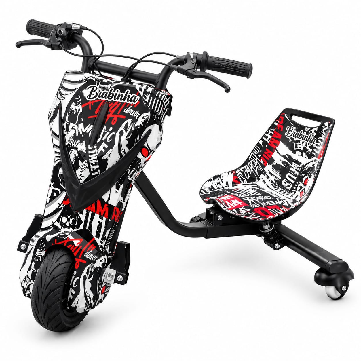 Triciclo Elétrico Drift 350w Bluetooth 3 Velocidades Brabinha