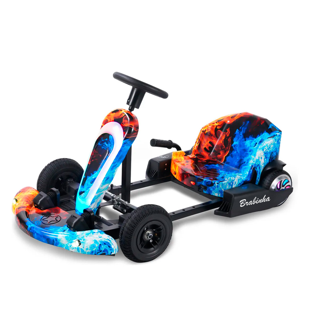 Kart Elétrico 250w Bluetooth 3 Velocidades