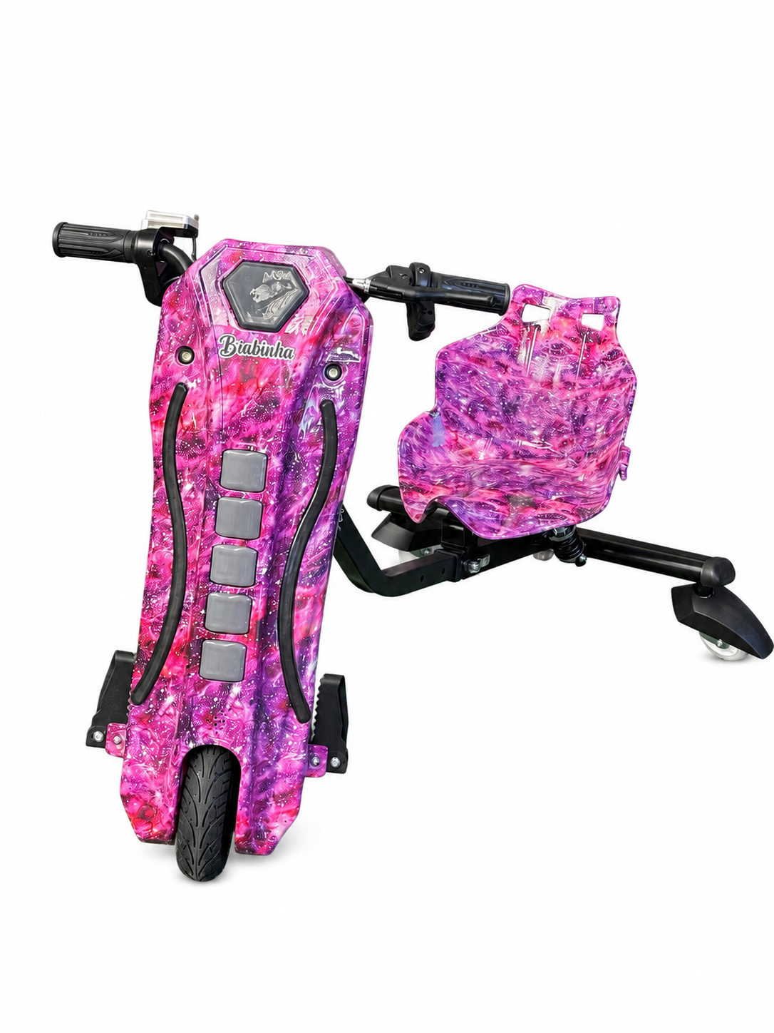 Triciclo Elétrico Drift 350w Bluetooth 3 Velocidades Único com Amortecedor