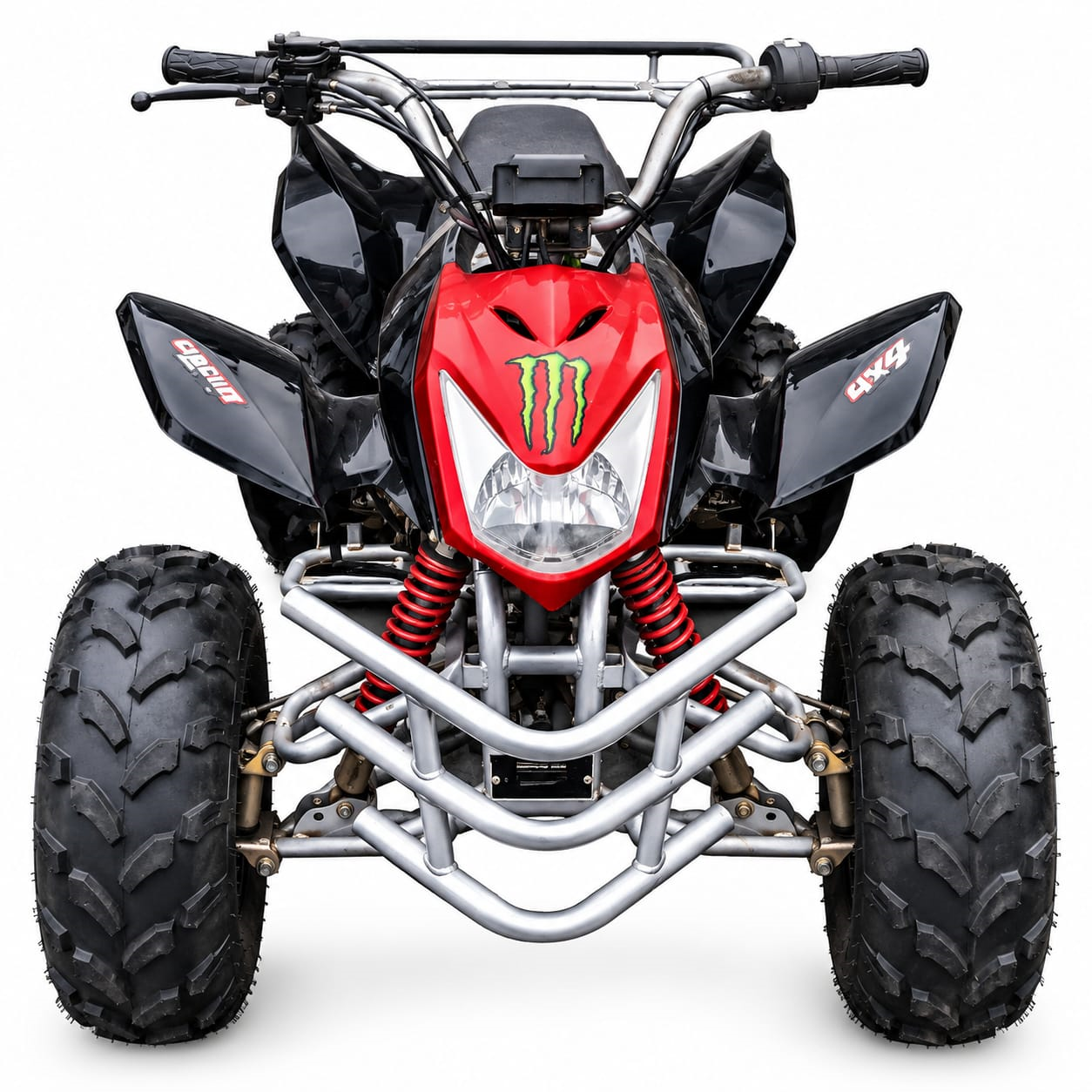 seminovo quadriciclo 250cc preto/verm